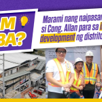 Allan Reyes and team in safety gear at infrastructure development project site.